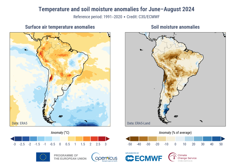 Copernicus: Värsta skogsbränderna i Amazonas och Pantanal på nästan två decennier