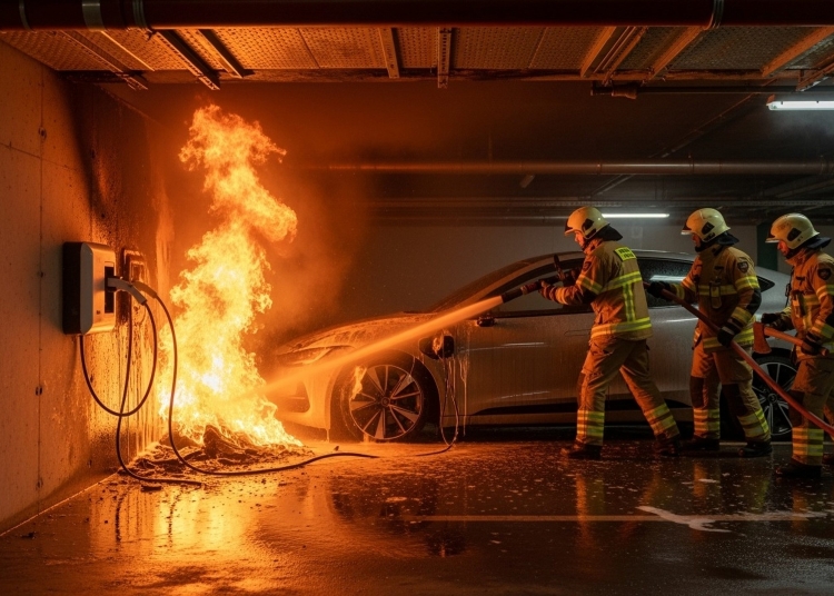 Ny forskning visar hur elbilsbränder bör släckas: prioritera kupébranden och undvik att dränka batteriet vid termisk rusning.
